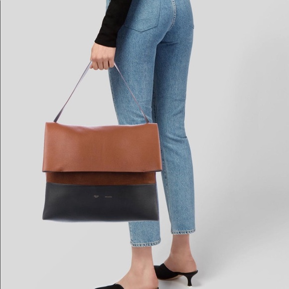 SOLD Celine Paris All soft leather bag Brown - Picture 2 of 10